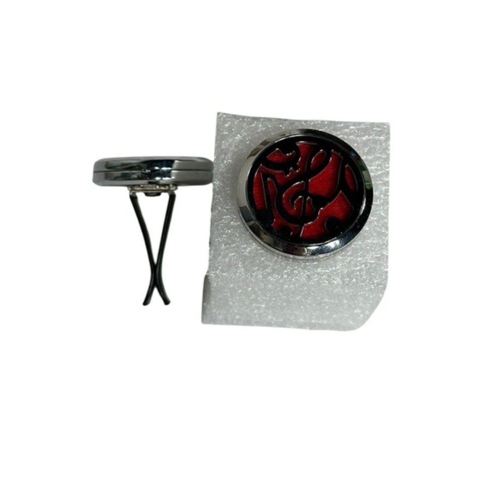Music‎ Note Car Essential Oil Diffuser Vent Clip Treble Clef Stainless Steel Red